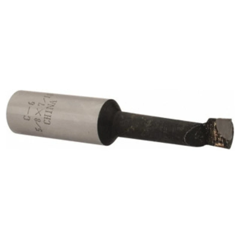 Carbide Tipped Boring Bar, Grade C-6, 5/8 Shank, 7/16 Bore Dia, 3-3/16 OAL - 43-778-0